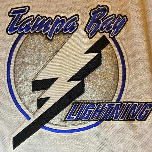 Late 90s CCM On-Ice Tampa Bay Lightning size 52 NHL Hockey Jersey - Picture 3 of 11